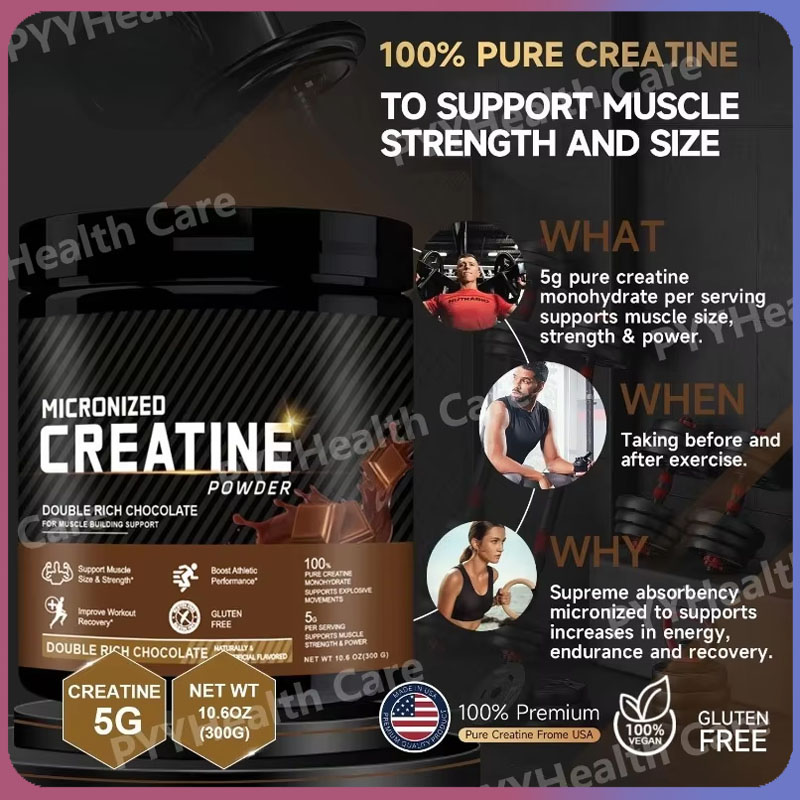 Creatine Monohydrate Powder - Creatina Monohidrato en Polvo, Suplemento para