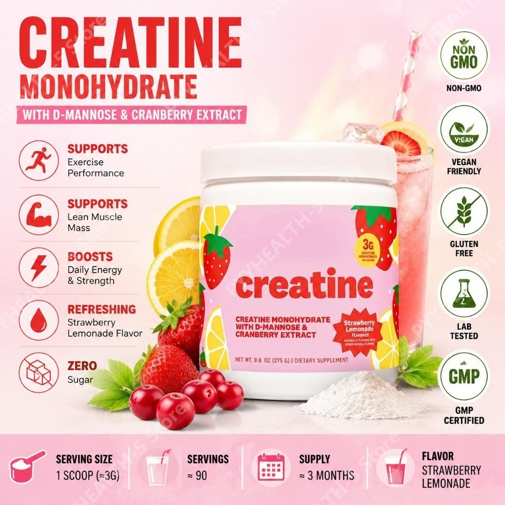 Creatine Monohydrate Powder - Suplemento de Creatina Monohidrato en Polvo,