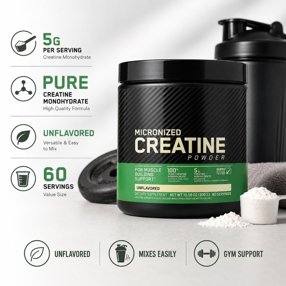 Creatina Monohidrato en Polvo  - Creatine Monohydrate Powder reseña y precio